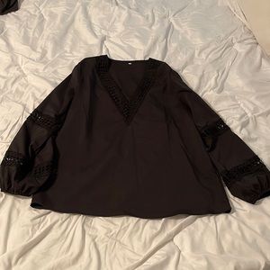 Black dress shirt